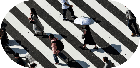 People crossing